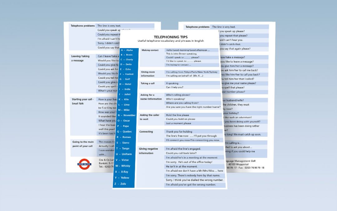 Telephoning Tips zum Download
